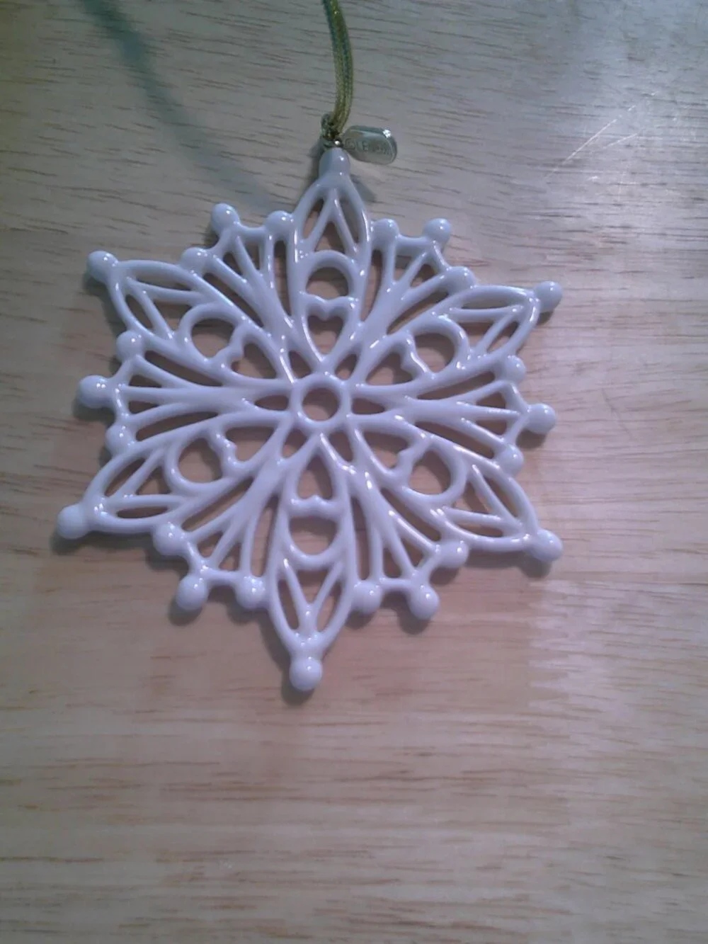 Lenox porcelain star ornament 2020 NEW in box - Picture 3 of 4